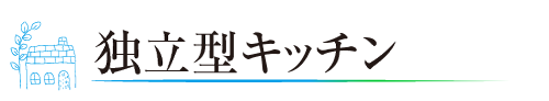 独立型キッチン