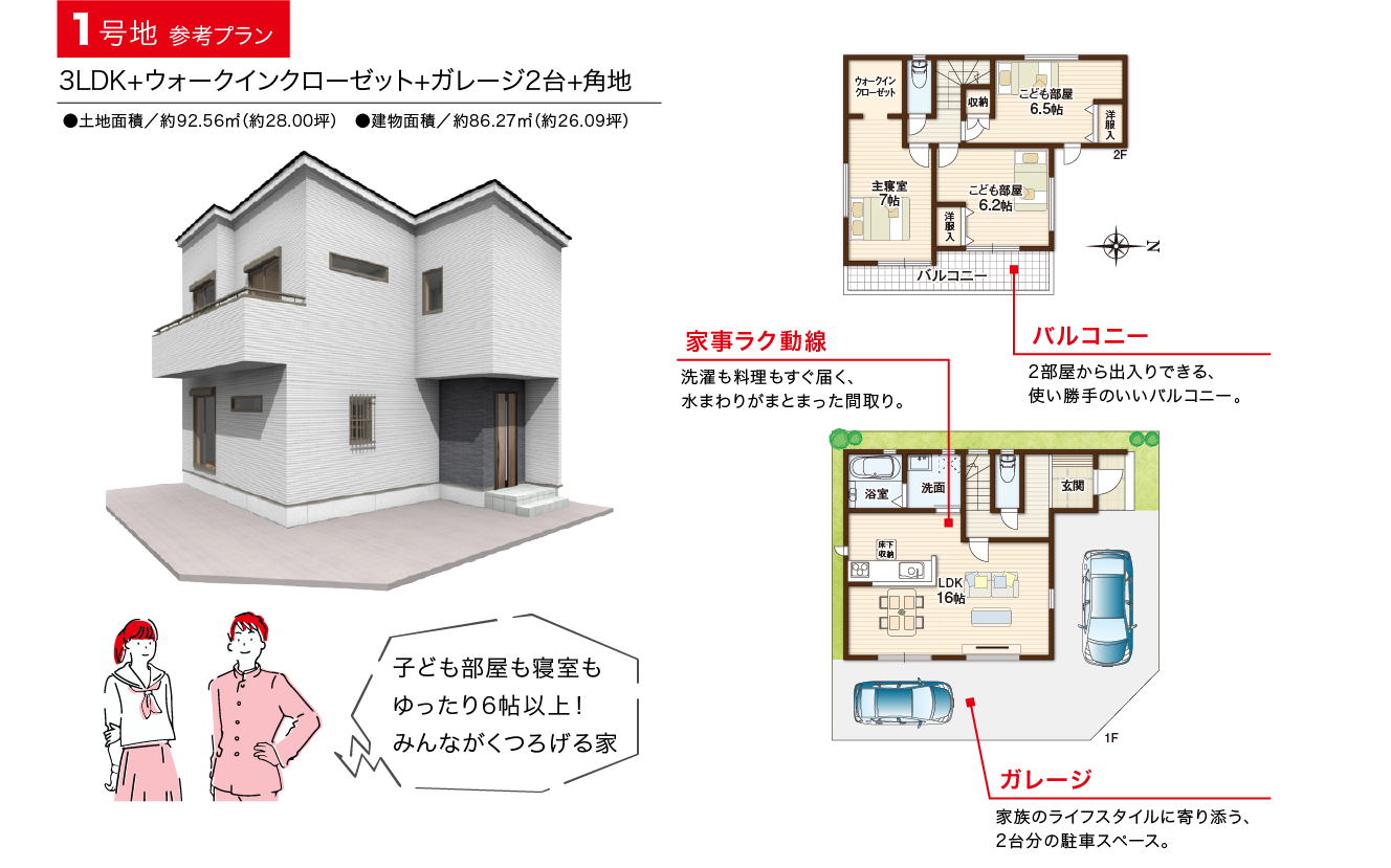 1号地 参考プラン