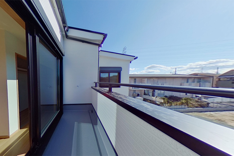 バルコニー 360°パノラマ